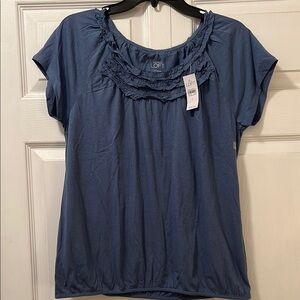 NWT Ann Taylor LOFT Women's Blue Top